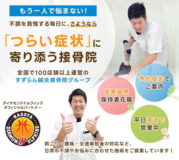 飯田市 すずらん鍼灸接骨院 飯田アップルロード院